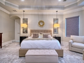 Caliber Woodlands master bedroom